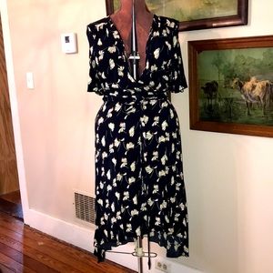 Eloquii Full Hi/Low Wrap Dress